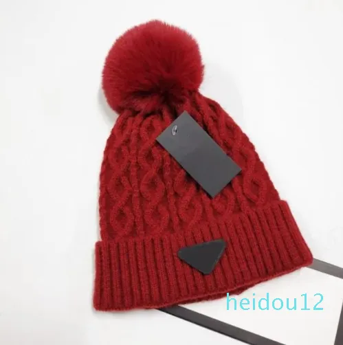 Winterpetten Hoeden Dames en heren Mutsen met pompons van echt wasbeerbont Warme meisjespet snapback pompon