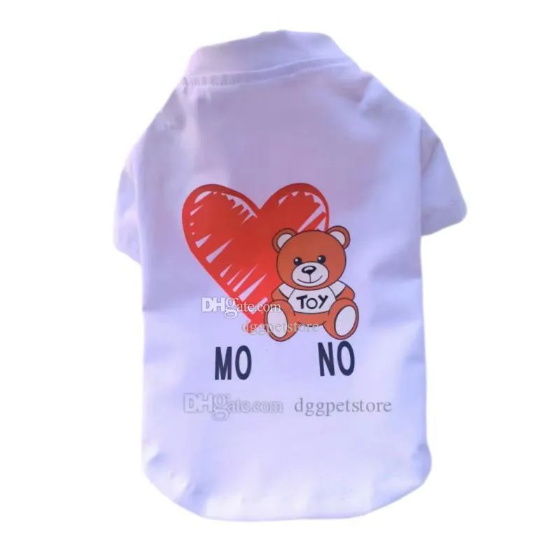 Designer Roupos de cachorro Brand Dog Apparel com adorável urso verão Pet T T CHISTER