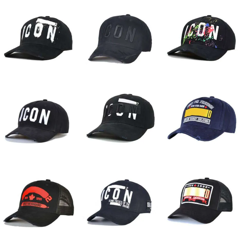 2023 baseball caps designer hoed Sale Heren d2 Luxe Geborduurde emmerhoed Verstelbaar 15 Kleuren Hoeden Terug Letter Ademend Mesh Ball Cap man heren cap dames 33ess