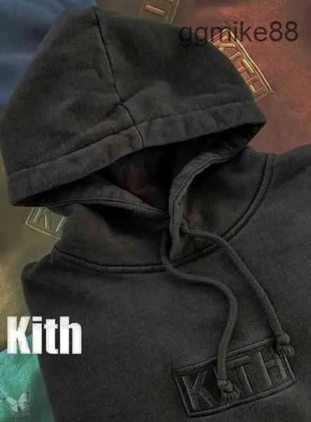 Kith Designer la più alta qualità Box Suprem Felpe con cappuccio Ricamo Kith Box Felpa con cappuccio Qualità all'interno Tag Felpe con cappuccio per uomo 3JQX