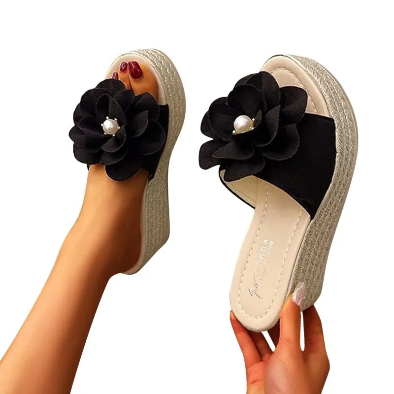 Sandales athlétiques pour femmes coins bas talons bancs romains de mode de mode élastique talons talons pompes sandalssandaux