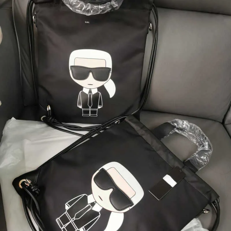 Karl Designer Bag Men Women Backpack Modna torebka nylonowa duża pojemność podróżne torby