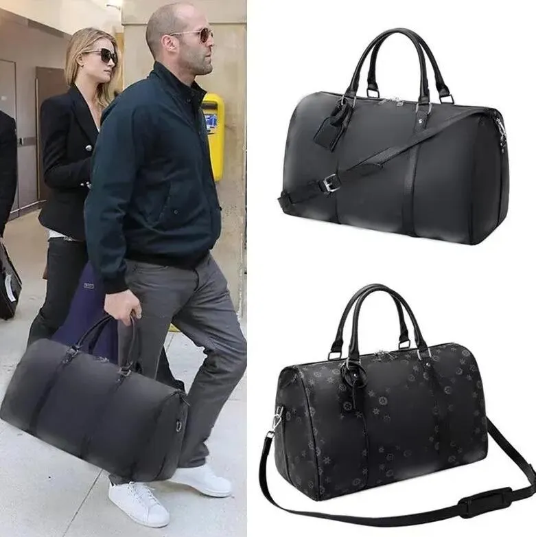 Lyxdesigner mode unisex duffel väskor totes måste-ha för modepåverkare av hög kvalitet pu läder kvinnor och män handväskor lyxdesigner väska