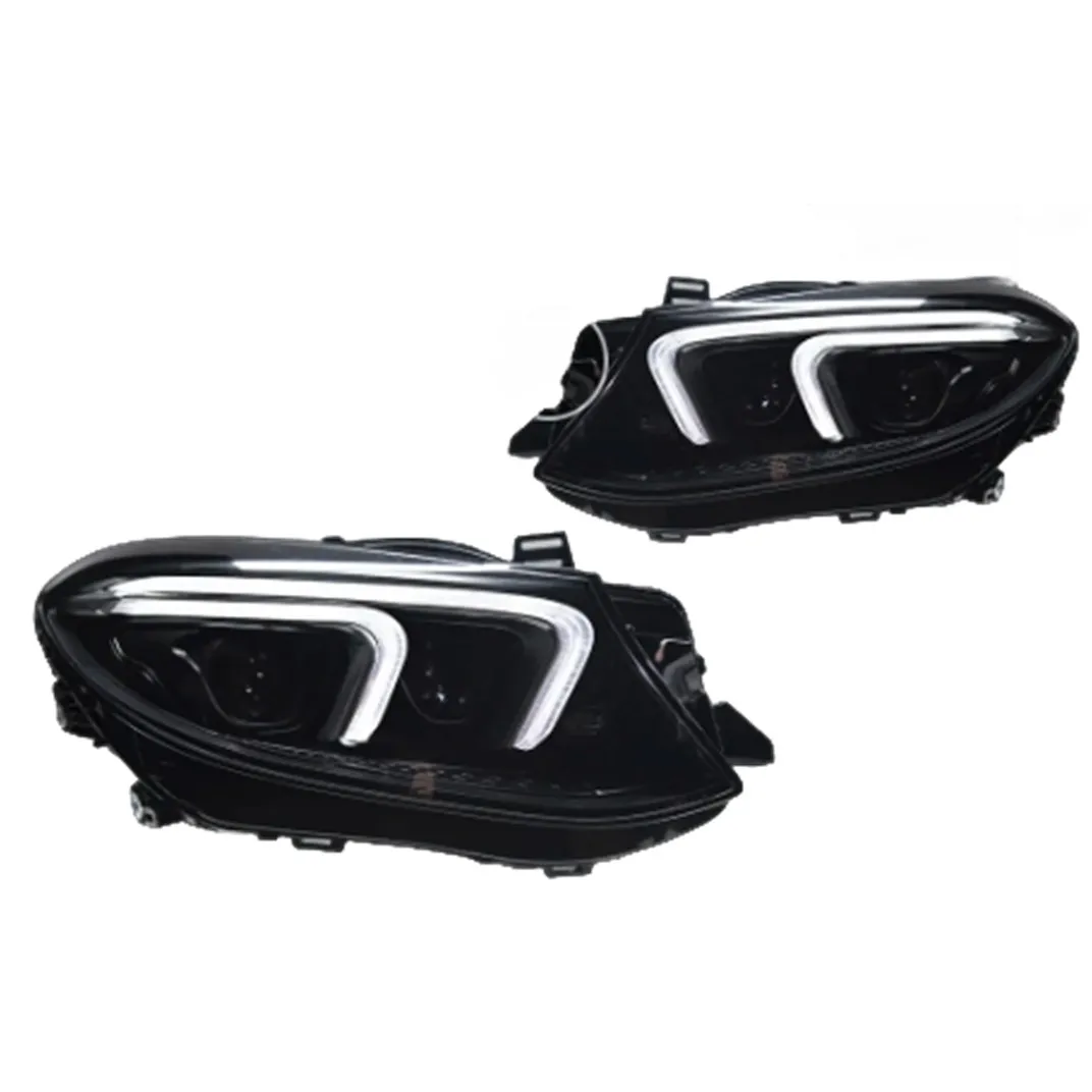 Phares Avant LED Pour Mercedes-Benz Vito W447 2016-2023 – Ensemble Complet Gauche + Droit, Style DRL Dynamique – Améliore Visibilité Et Look