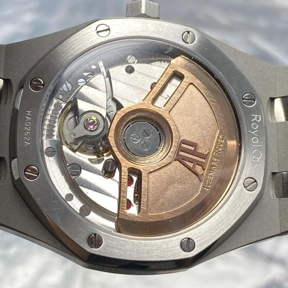 luxury women watch ap auto wristwatch 34mm ultrathin relgio RQWF super colone mechanical Calibre 5800 movement uhr back transparent montre royal reloj BH5X