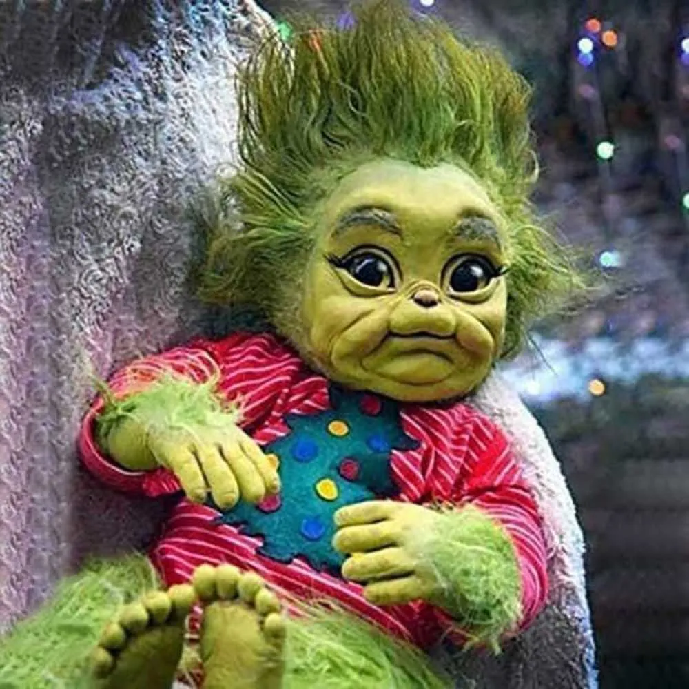 Baby grinch reborn on sale doll for sale