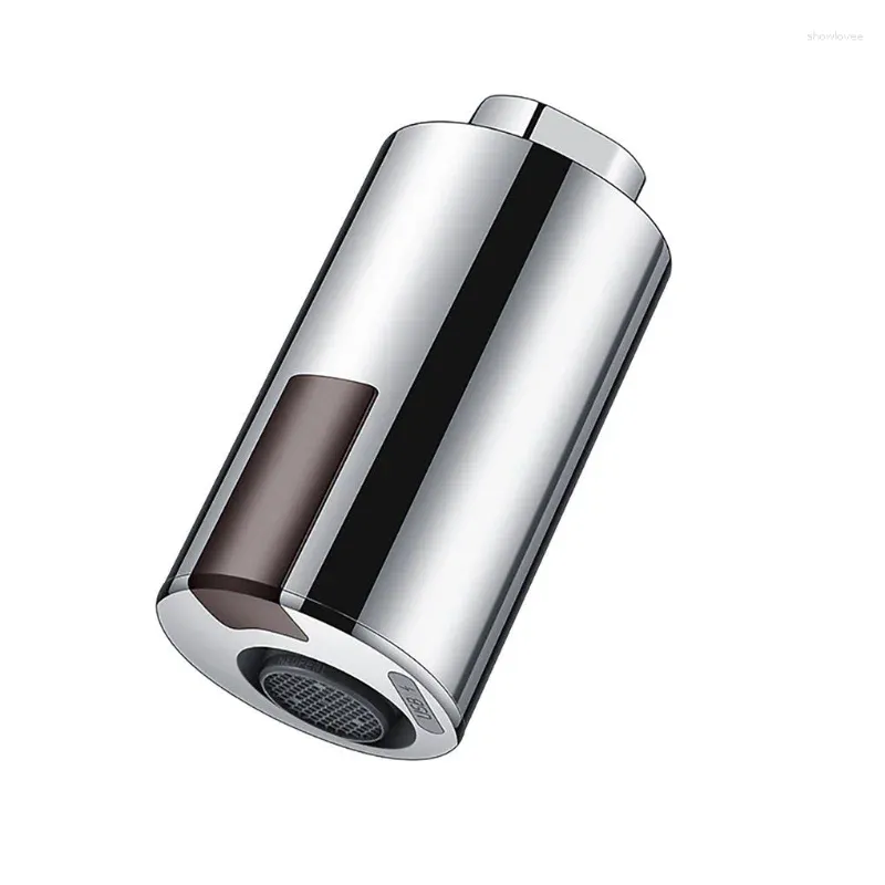 Kökskranar Intelligent kran Vattenbesparande sensor Mixer Red Light Sprayer Automatisk handfat Adapter USB-laddning