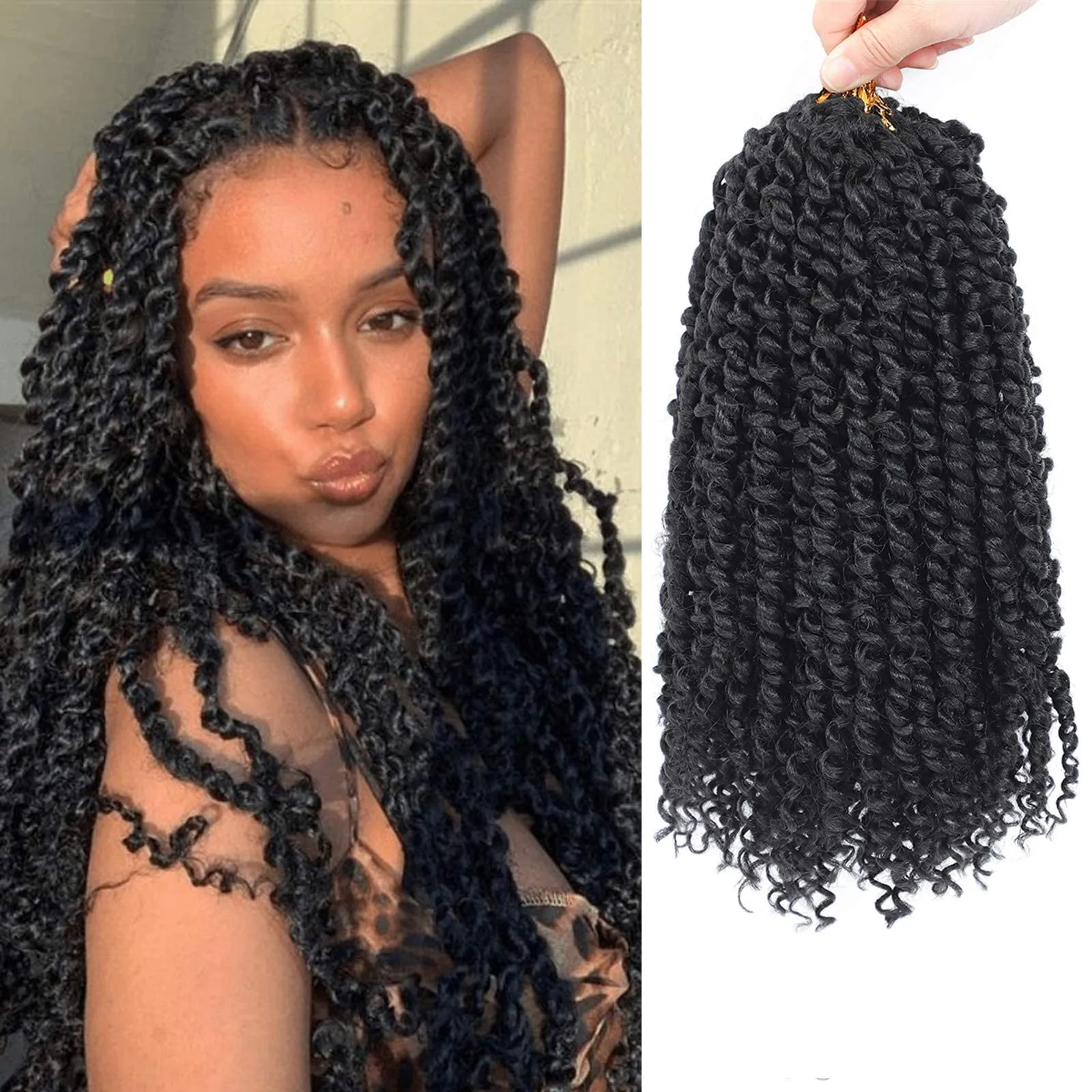 Crochet Pre-attorcigliato Passion Twist Hair Passion Twist Braiding Hair