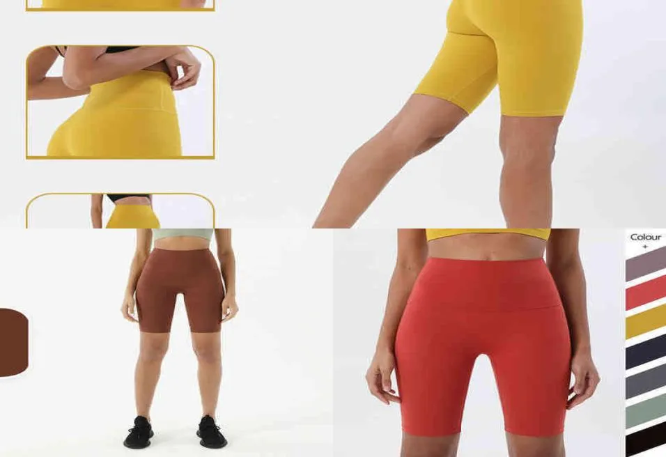 ty Yoga Outfits 2022 New Seamless Shorts Fitness Short Scrunch Butt Workout Legging Running for Women 2204299234673