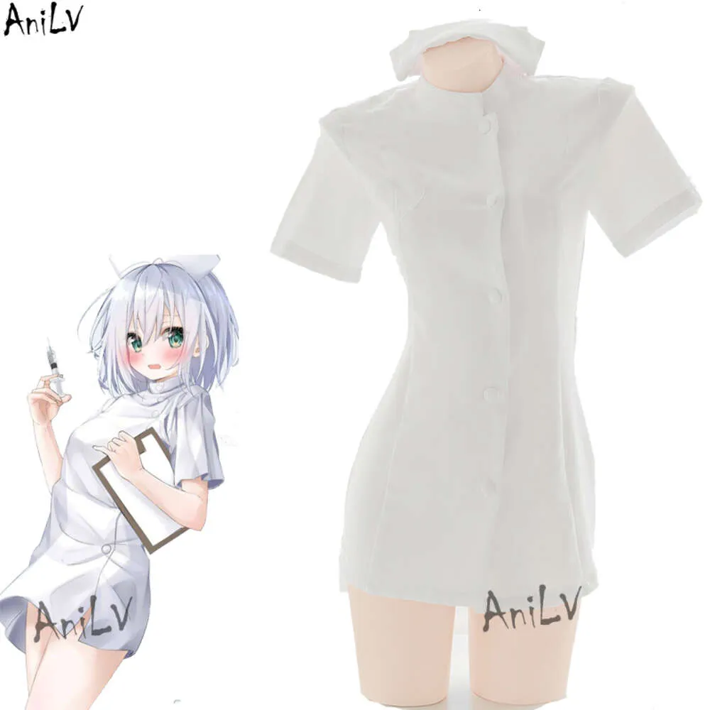 Ani Japapese Anime Nurse Uniform Dress Pamas Costumes Cosplay Cosplay