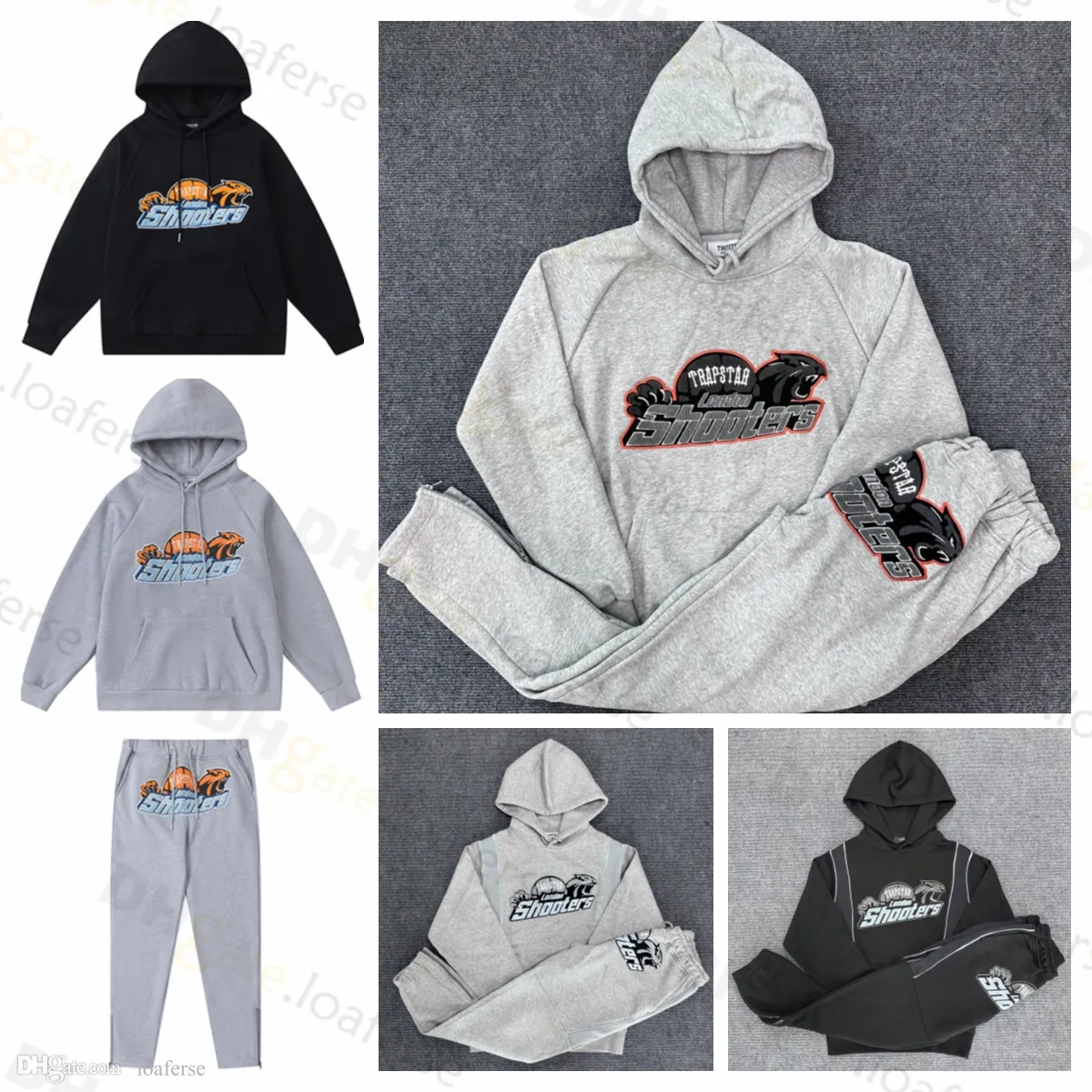 Survêtement Lâche Trapstar BrandHoodie Sweat-shirt Imprimé Sportswear 22 couleurs Chaud Deux pièces Ensemble Pantalon Jogging Hommes 2023 Designers Femmes Hommes T-shirts Tops Qualité