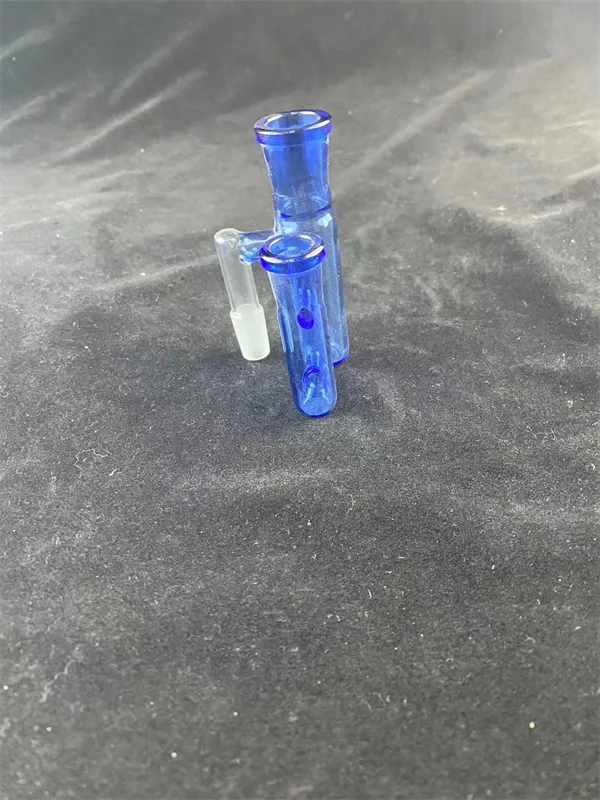Rury palenia Biao Glass Ash Catcher 14 mm staw 90 stopni niebieski Wysoka jakość