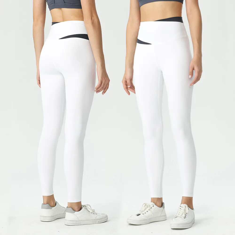 nike black high rise leggings with contrast waistband