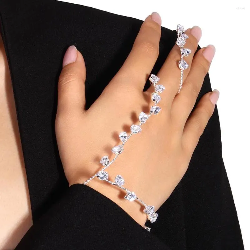 Unique Marquise Studded Amazing Palm Bracelet Ring Set at Best Price in  Mumbai
