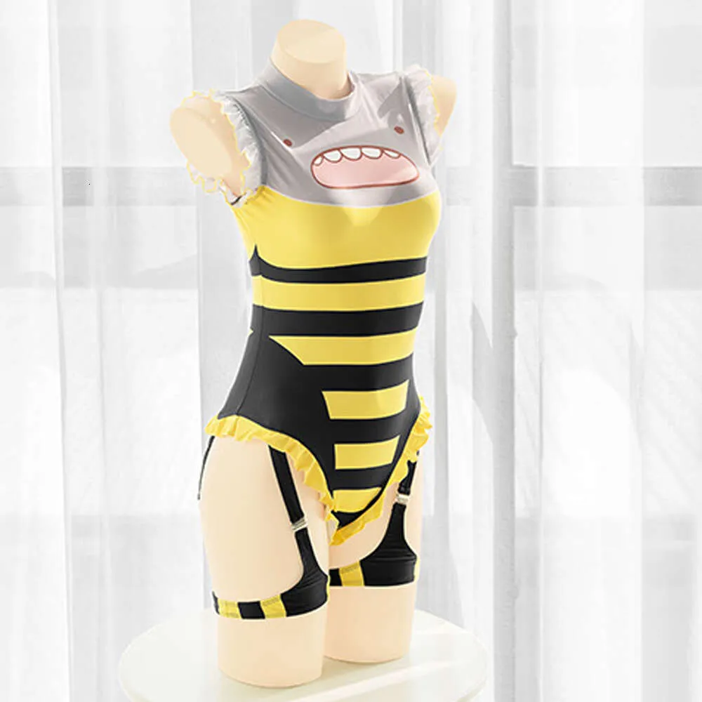 Cosplay Ani Anime abeille requin thermique dessin animé Animal body combinaison maillot de bain Cosplay Costumes