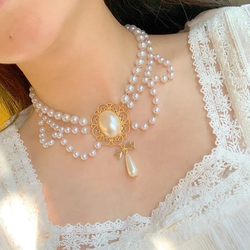 Boho Fleur Lotus Collier Ras Cou Couches Cristal Pendentif Collier Argent Découpé Fleur Tour Cou