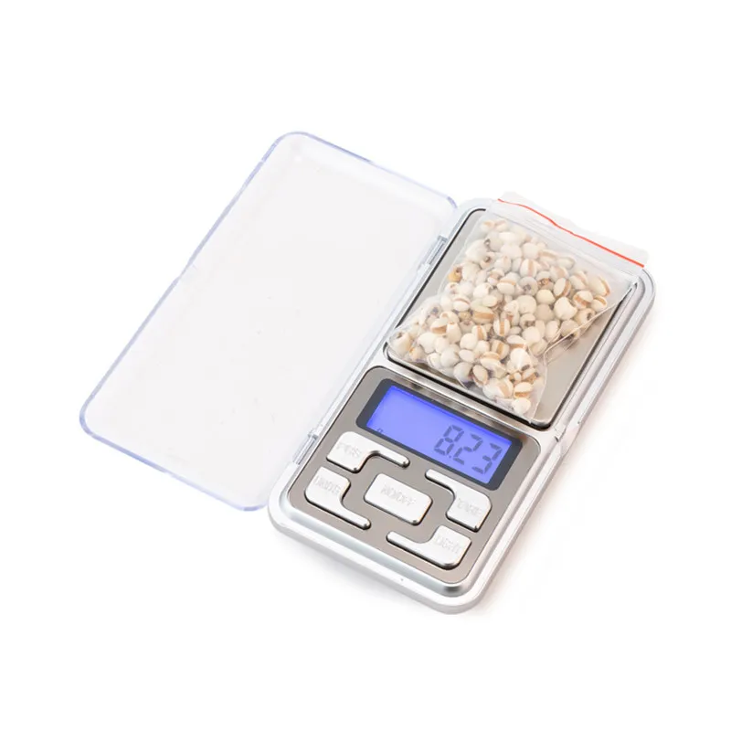 Mini balance électronique numérique balances de cuisine diamant bijoux peser balance poche gramme affichage LCD balances 100g/0.1g 200g/0.01g 300g/0.01g 500g/0.01g livraison directe