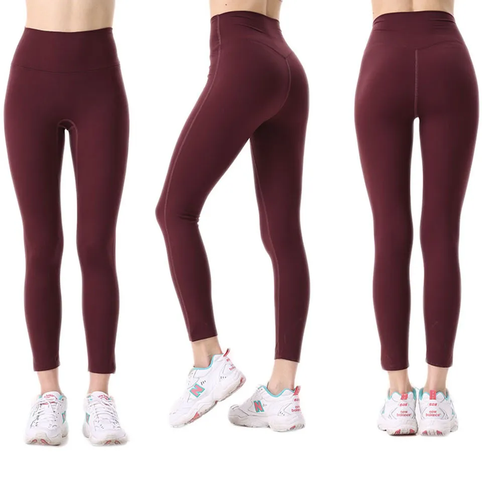 LUU Womens Leggings Designer tracksuit High Waist Hip Lift Nude Yoga Pants Women's Traceless Quick Dry Tight Running Fitness Pants Sports Yoga Dress