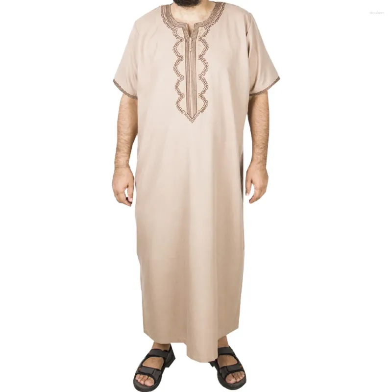 Ubranie etniczne muzułmańskie mody szlafroki Pakistan arabski abaya jubba thobe ropa islamica hombre kaftan islamska bonnet homme Musulman