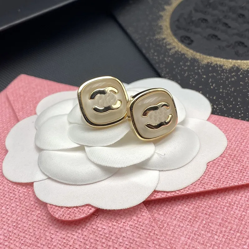 Designer Gold plate Earrings Stud For Women gold Earring Jewelry Fashion Ear Studs Hoop Earings Designers Earing CHD2311017-12 flybirdlu