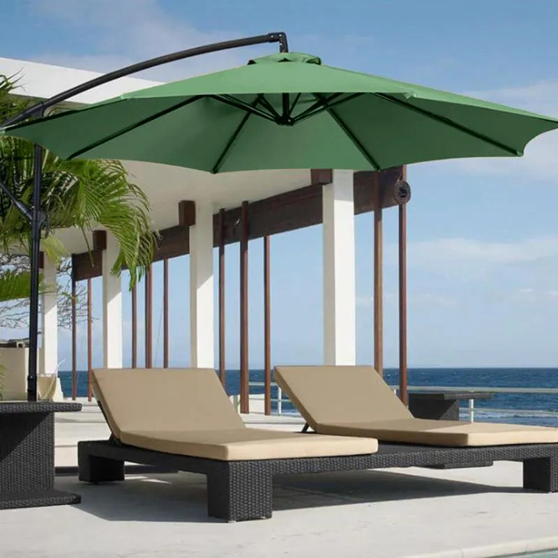 Shade Patio Umbrella Outdoor Canopy Auvents Shades Hexagon 2M Noir Protection anti-poussière Imperméable Durable Parapluies anti-pluie