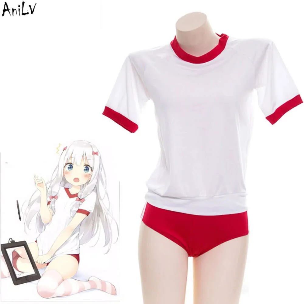 Ani – maillot de bain pour écolière japonaise, Costume Anime Izumi Sagiri, uniforme de bain, fête à la piscine, Cosplay