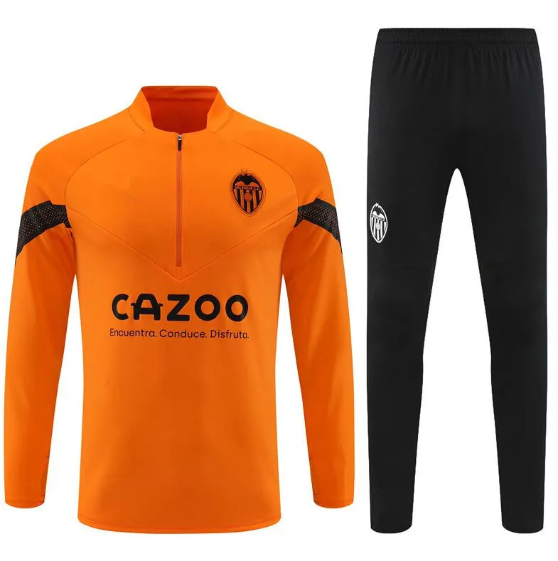 Valencia 2024 Soccer Tracksuit Set Mens Kids Polyester Training Suit With Full Sleeves Chandal Survetement Sportswear From Luckypure8888 21.27 DHgate.Com