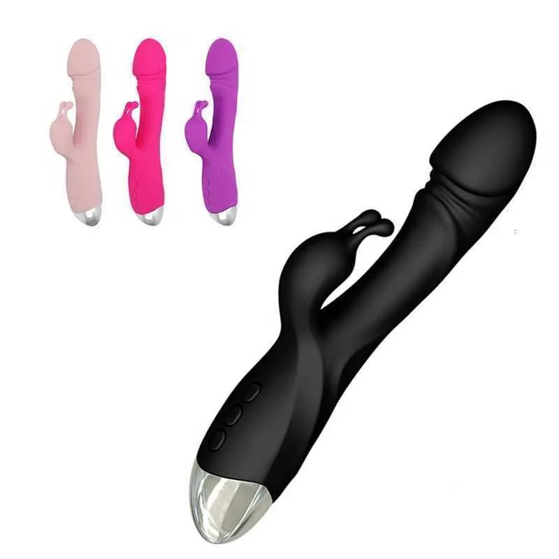 Sex Toy Massager Adult Massager Rabbit Vibrators Vagina g Spot Clitoris Nipple Dual Stimulator Dildo Shop for Women Female Masturbators