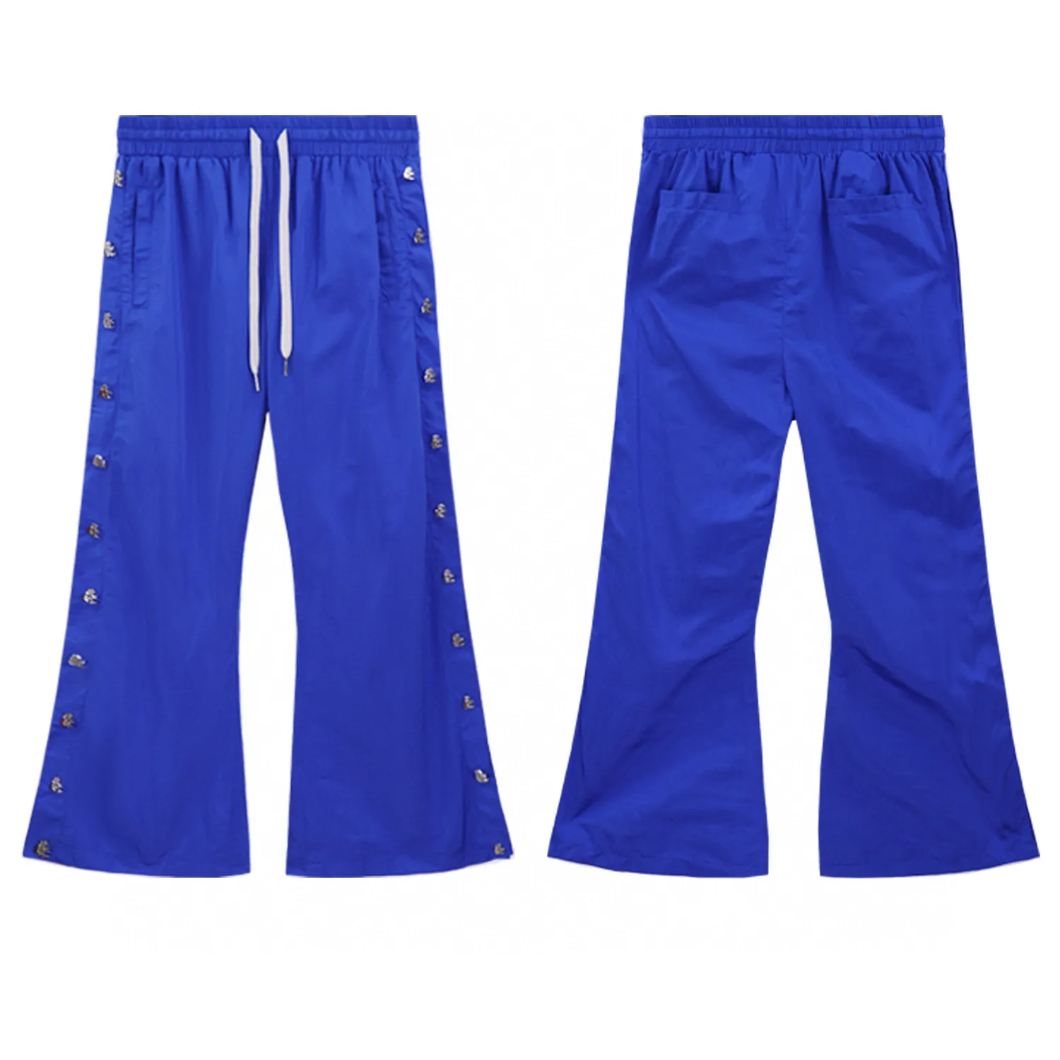 Casual Nylon Button Jogger Pants: High Quality Unisex Casual Nylon Button Jogger Pants: High Quality Unisex