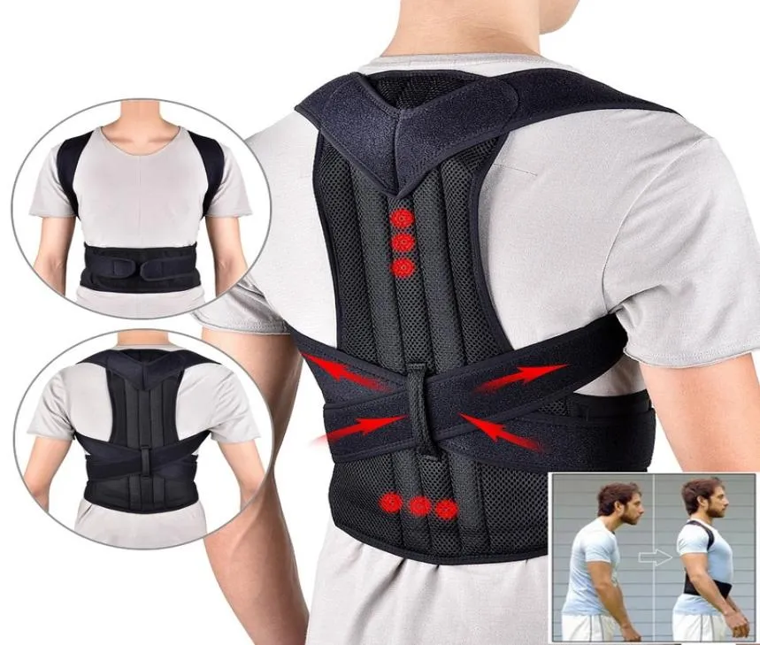 Back Waist Posture Corrector Adjustable Adult Correction Belt Waist Trainer Shoulder Lumbar Brace Spine Support Vest7687885