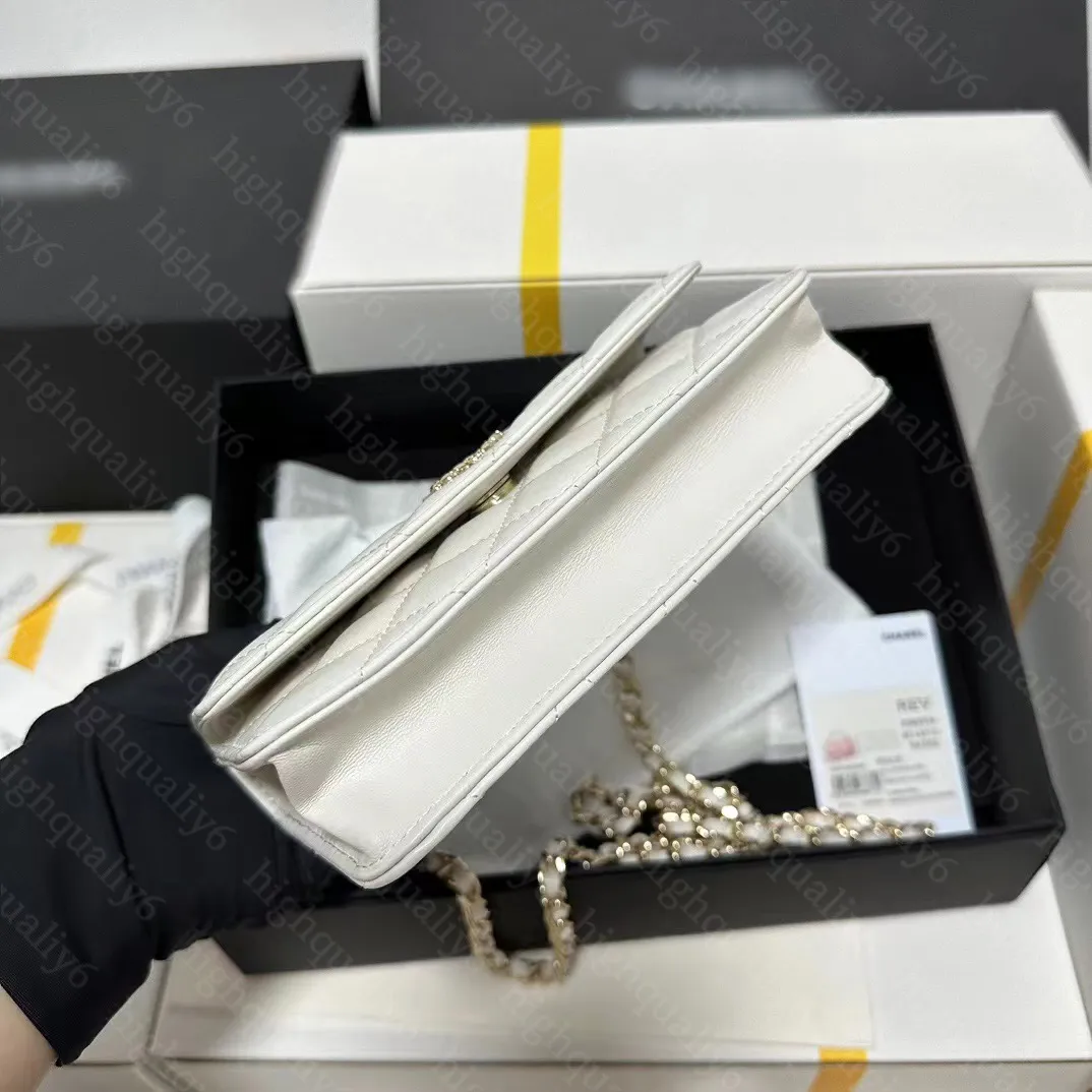 CC10A Designer Leather Flip Silver Clutch Bag With Mirror