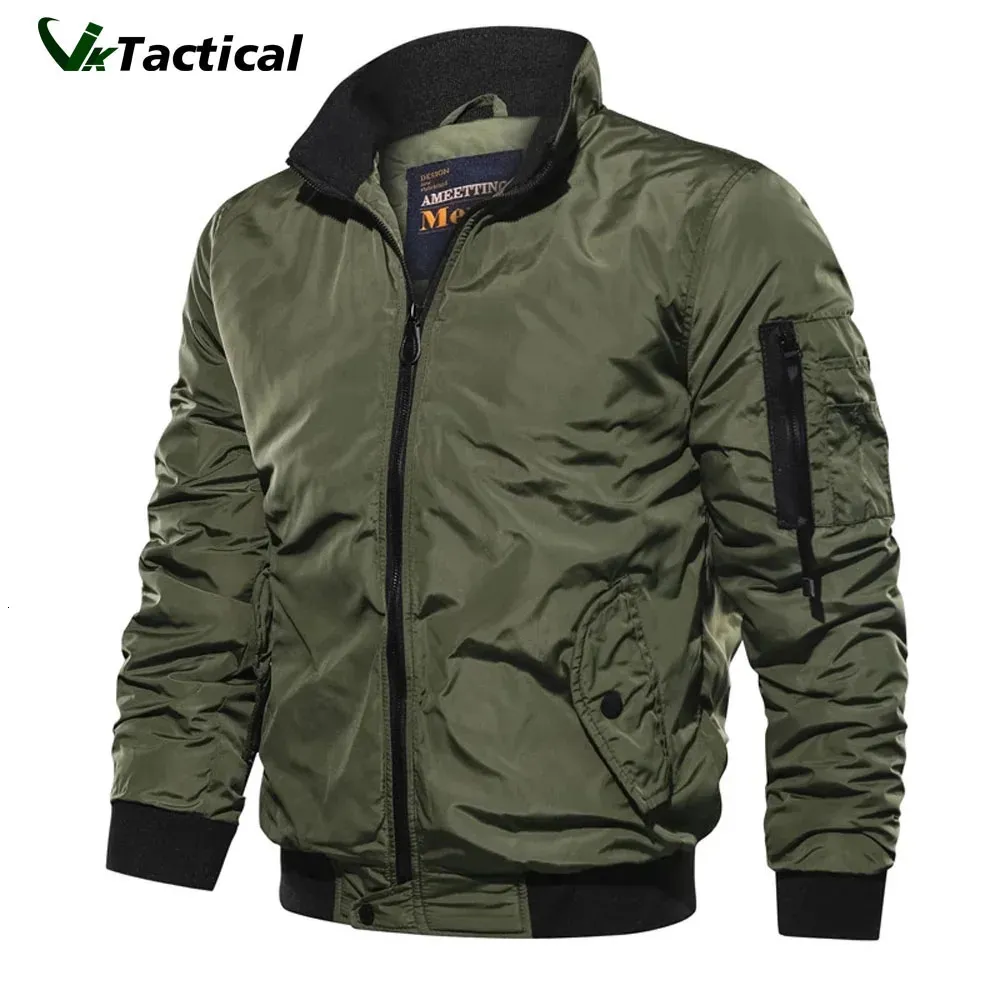 Mens Jackets Army Air Force Fly Pilot Jacket Military Airborne Flight Tactical Bomber Men Winter Warm Motorcycle Coat Size 5XL 231031