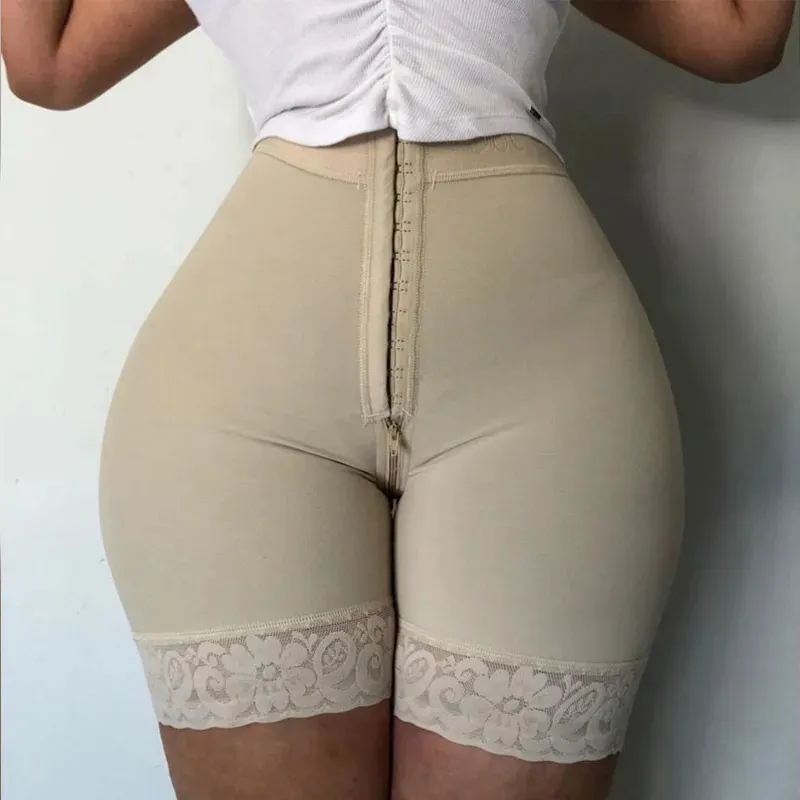 Taille Tummy Shaper Bbl Shorts Faja femmes corps Shaper taille haute ventre contrôle culotte ceinture Shapewear sous-vêtements amincissants serré ventre Corset 231031