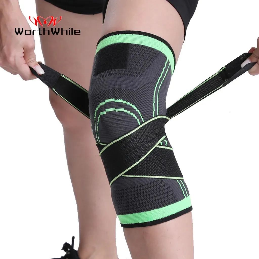 Elbow knäskydd värda 1PC Sports Knepad Men tryck elastiska knäskydd stöder fitness Gear Basketball Volleyball Brace Protector 231101