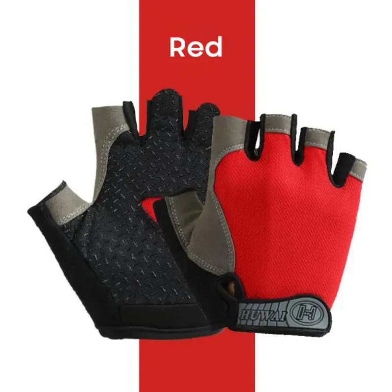 Gants de cyclisme Gants demi-doigts Gym Fitness Anti-dérapant Femmes Hommes Gel Pad Gants Gym Cyclisme Gants sans doigts Accessoires de vélo 231101