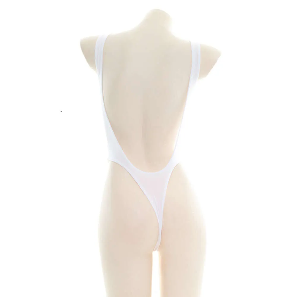 Ani Anime Gentle Bite SS Nanasaki Ai Backless Bodysuit Swimsuitユニフォームコスチュームブラックタイトレオタードワンピース水着コスプレコスプレ