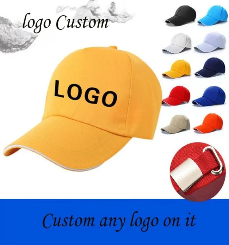 Party Hatts Anpassad volontärreklam Cap Unisex Summer Hat Outdoor Sunscreen Fishing Hunting Sun Prevent Print Text Basebal2584704