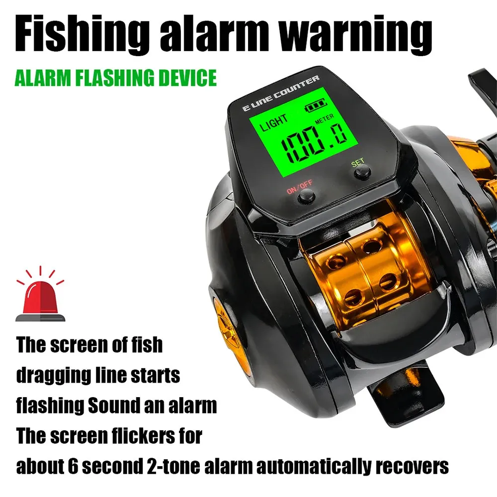 Rechargeable 7.2 Digital Digital Control Baitcaster Reels With