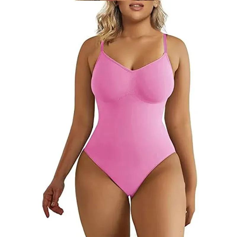 Womens Seamless Waist Tummy Control Plunge Bodysuit Shapewear With Thong  For Slimming, Sculpting, And Belly Trimming Compress Your Body With 231101  Shaperwear From Dang09, $11.08