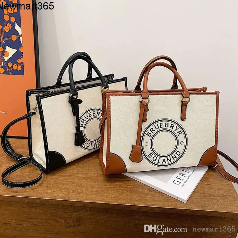 Duża pojemność torba damska 2023 Nowy trend w wersji koreańskiej torby na ramię wszechstronna moda drukowana torebka list