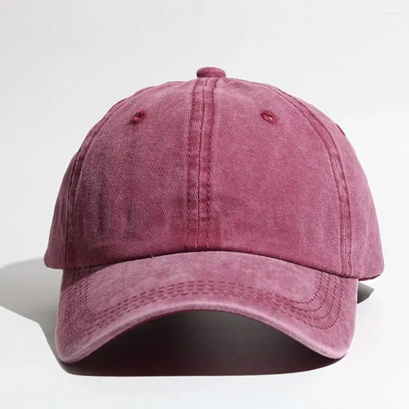 Berretti Berretto da baseball alto rosa per donna Cappello da sole primavera estate Running Snapback Cappellino da donna coreano Messy Bun Casual