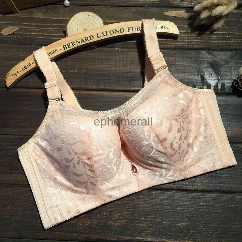 Bras French Women sexy lace full-cover bra big bust 36-50 C D DD E F Cup  cotton Brassiere hot Brand Ladies sheer bra Push Up bh C3311 YQ231101