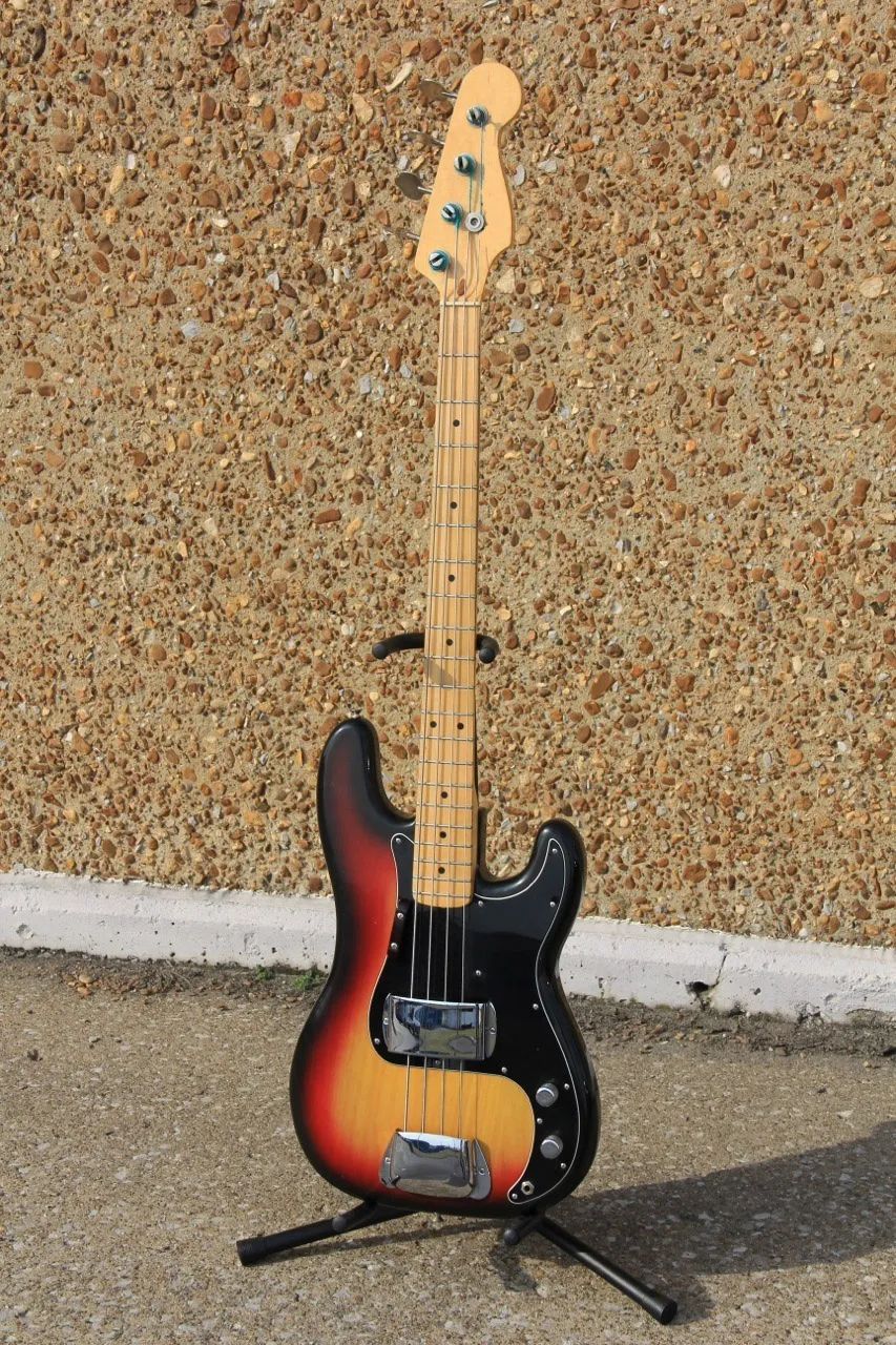 HOT SELL GODKVALITET ELEKTRISKT GUITAR NY VINTAGE NÄR MINN 1975 PRECISION P-BASS (1276)-Musikinstrument