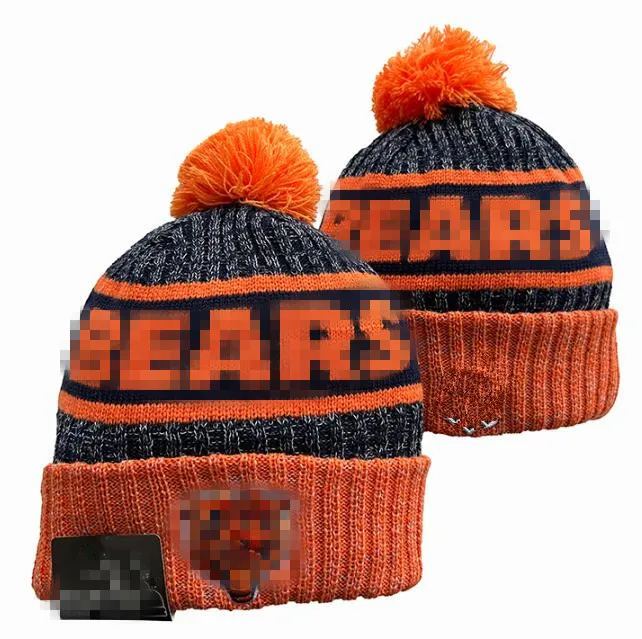 thumbnail image 2 of Chicago Bears New Era Style Knit Beanie - On Field Sideline Fleece Cap - One Size 2 of 6