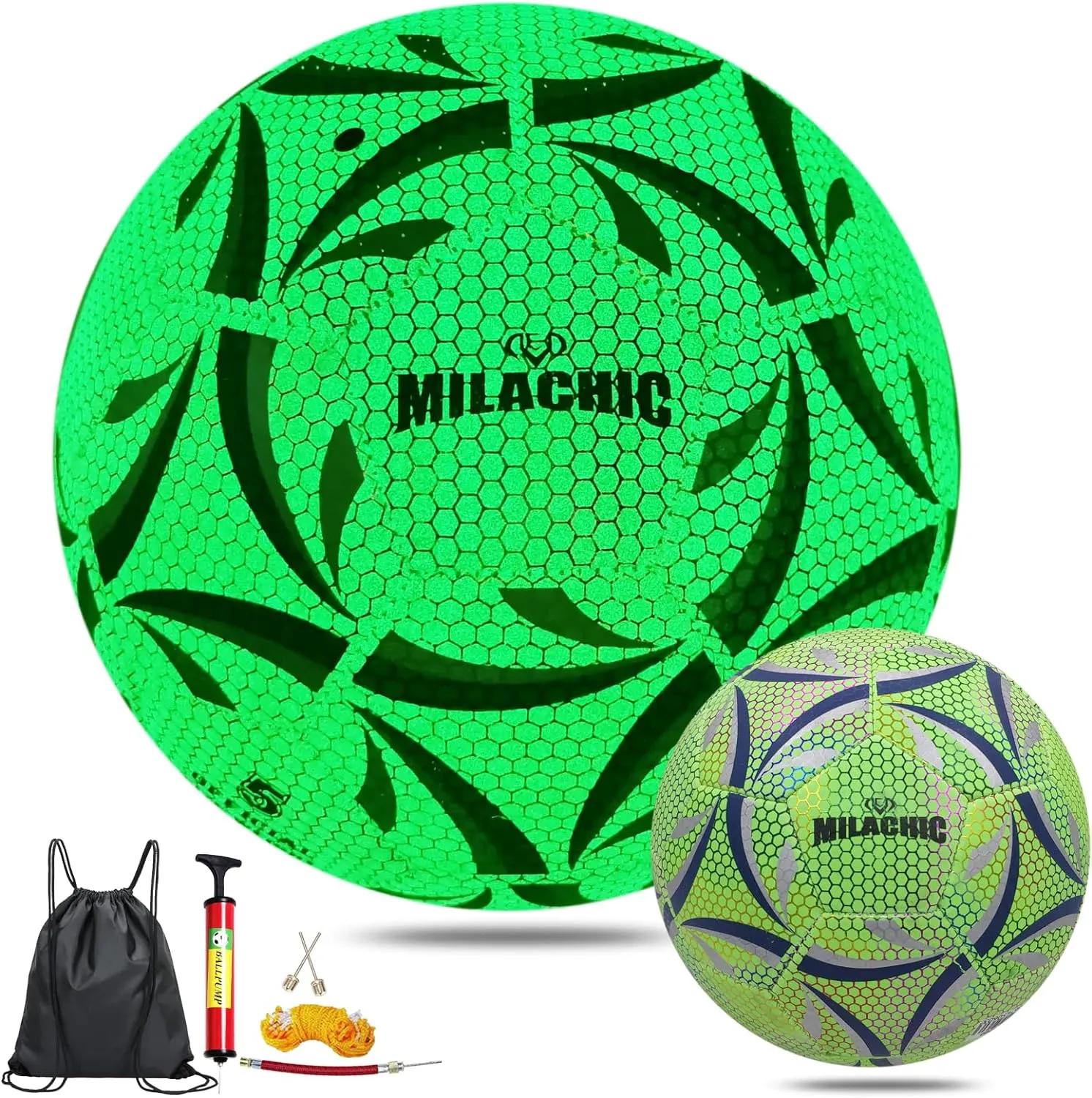 LED Light Up Soccer Ball - Glow in the Dark Soccer Ball