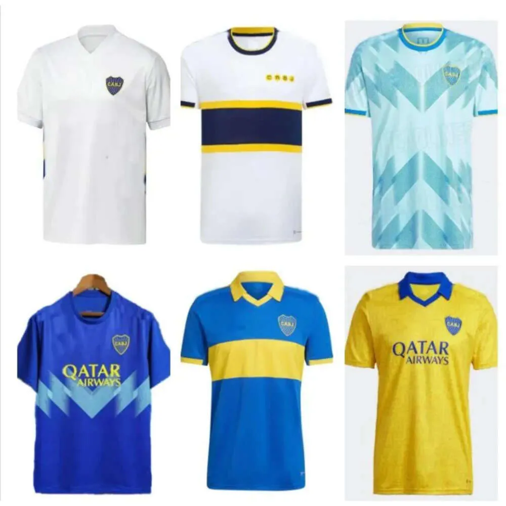 QQQ8 2023 2024 BOCA Juniors Soccer Jerseys Fan Wersja Villa Medina Varela Benedetto Saio Pavon Camisa de Futebol 22 23 24 24