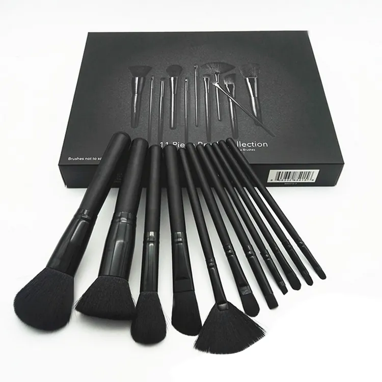 Gift 11pcs brush collection kit makeup brush set matte / matt