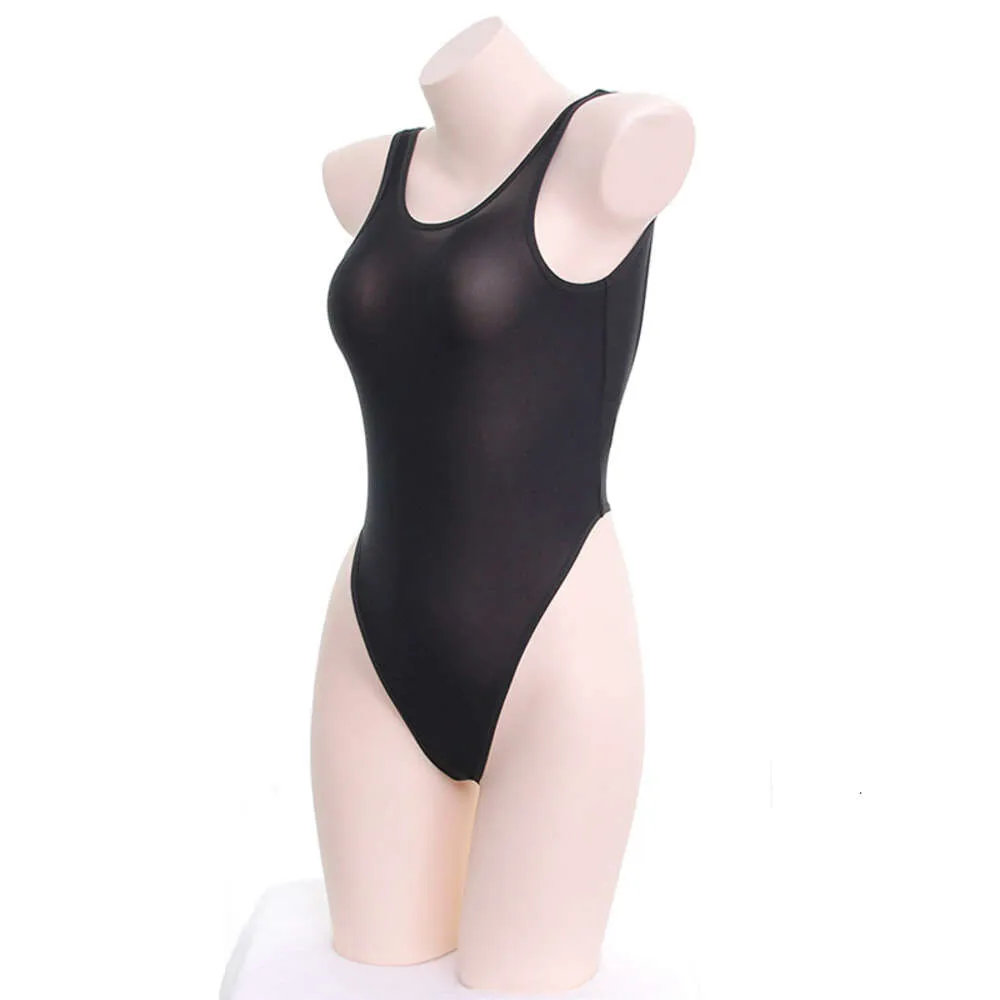 Ani Anime Gentle Bite SS Nanasaki Ai Backless Bodysuit Swimsuitユニフォームコスチュームブラックタイトレオタードワンピース水着コスプレコスプレ