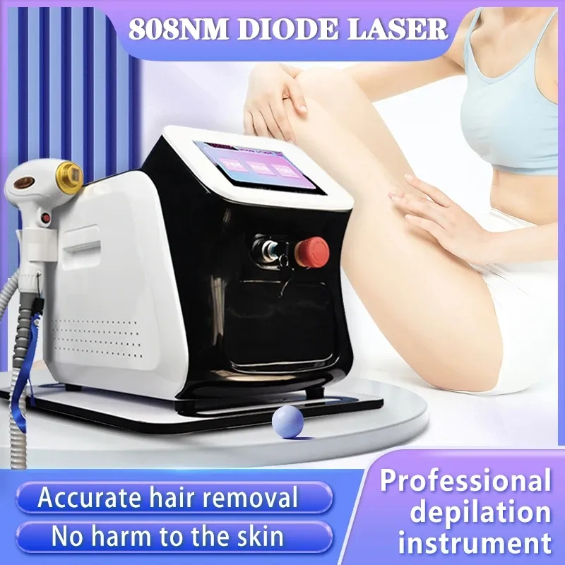 Lasermachine 2000W 808 Lazer Depilation Hair Removal System Depilazer 808nm diode laserapparaat voor Salon Home