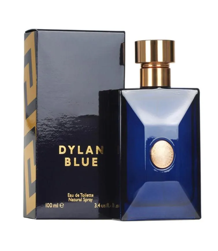 Popularny Dylan Blue Perfume 100 ml pour homme eau de toalety zapach Kolonii dla mężczyzn długotrwały dobry zapach Wysoka jakość26107360349